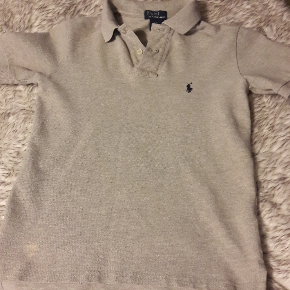Gray Boys Polo